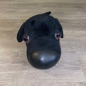 The DOG Artist International Collection Plush Black Lab 14” Cute Big Nose Lovey
